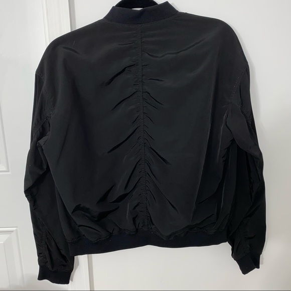 Express Black Bomber Jacket - Picture 2 of 4